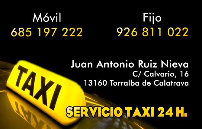 Radio Taxi Torralba De Calatrava Número de Teléfono 1 Radio Taxi Torralba De Calatrava Número de Teléfono
